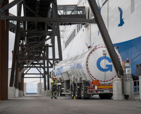 Bunkering of Aurora Botnia