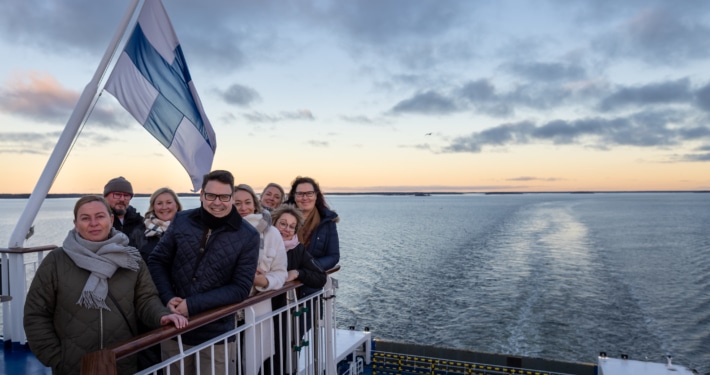 Visit Kalajoki group aboard Aurora Botnia
