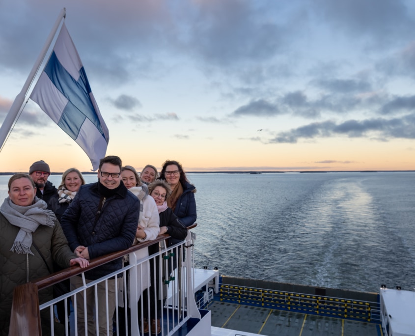 Visit Kalajoki group aboard Aurora Botnia