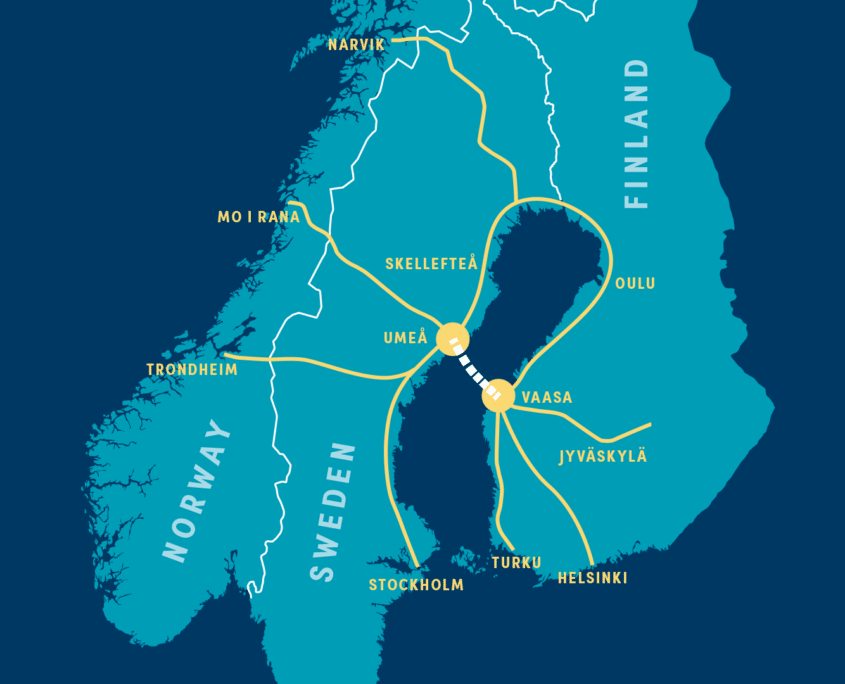 Wasaline route map