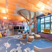 Kids area aboard Aurora Botnia
