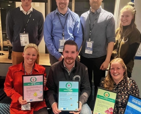 Aktion Österbotten participants aboard Aurora Botnia