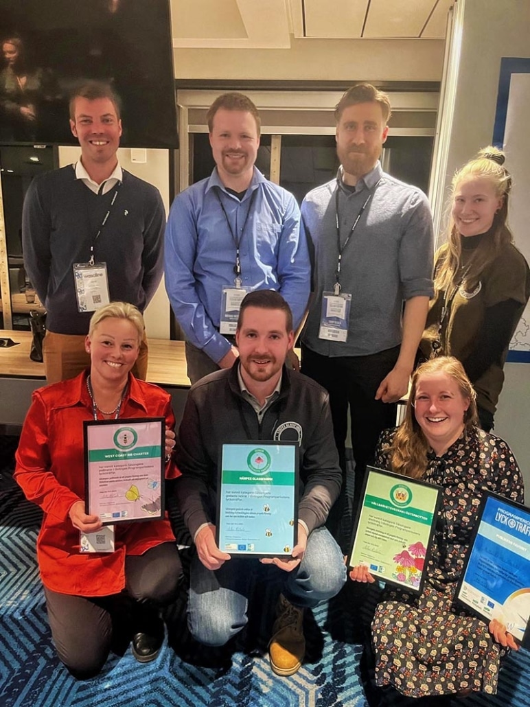 Aktion Österbotten participants aboard Aurora Botnia