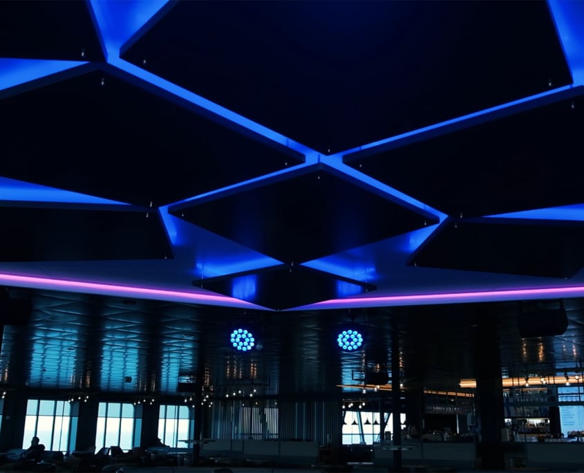 Aurora Botnia bar stage lights