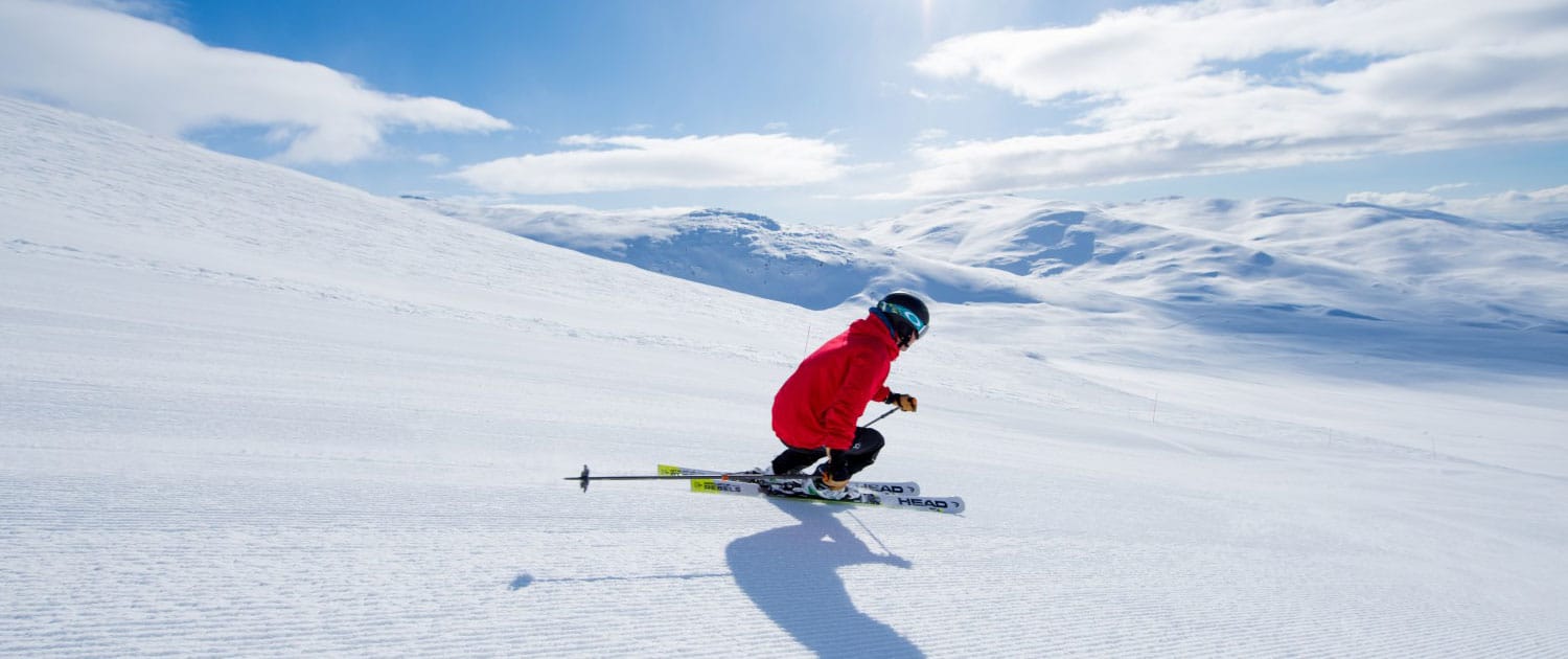 Alpine skiing in Hemavan. Photo: Hemavan.nu