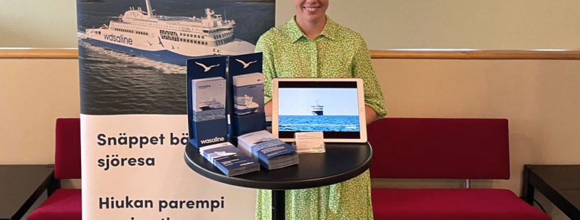 Wasaline stand at a trade show event