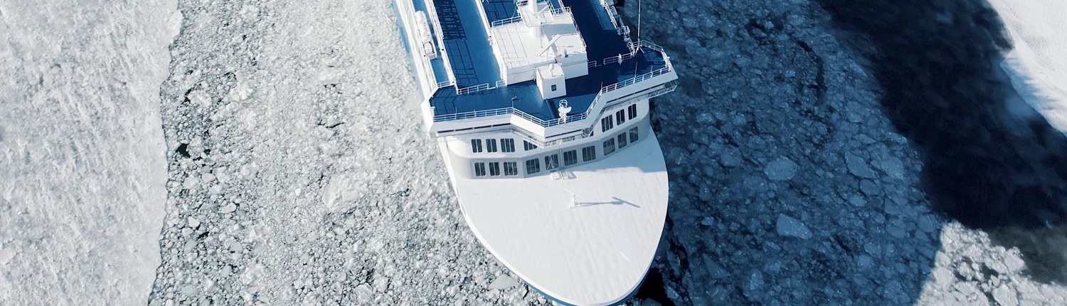 Aurora Botnia in icy conditions