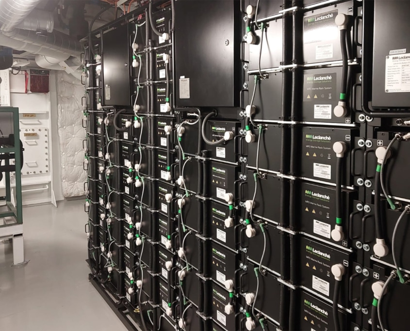 Battery setup (2025) aboard Aurora Botnia