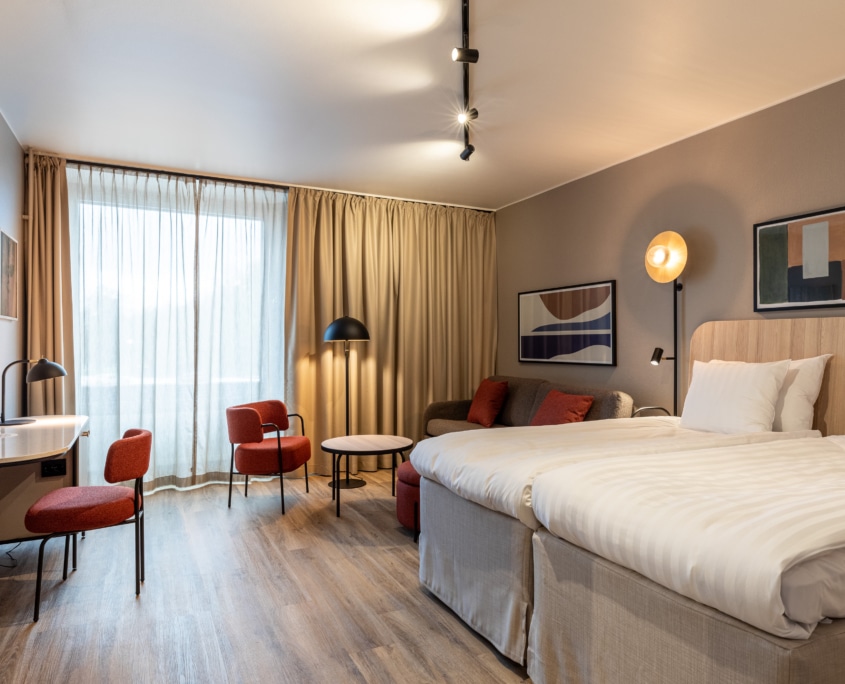 Hotel room at Scandic Waskia Vaasa
