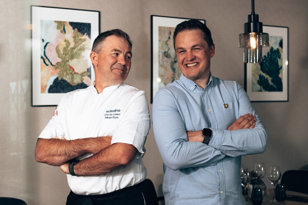 Mikael Styris and Andreas Sanden