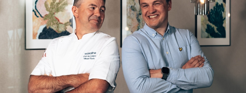 Mikael Styris and Andreas Sanden
