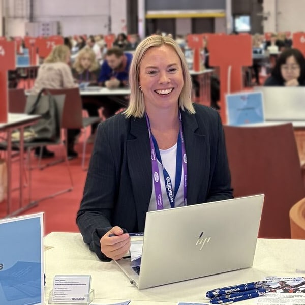 Niina Jansson from Wasaline at a travel workshop