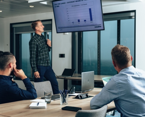 Meeting aboard Aurora Botnia