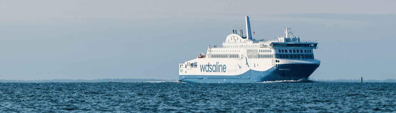 Aurora Botnia at sea