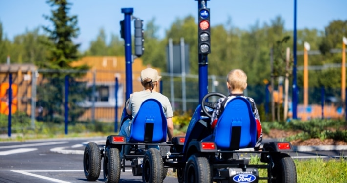 Onkilahti traffic park in Vaasa