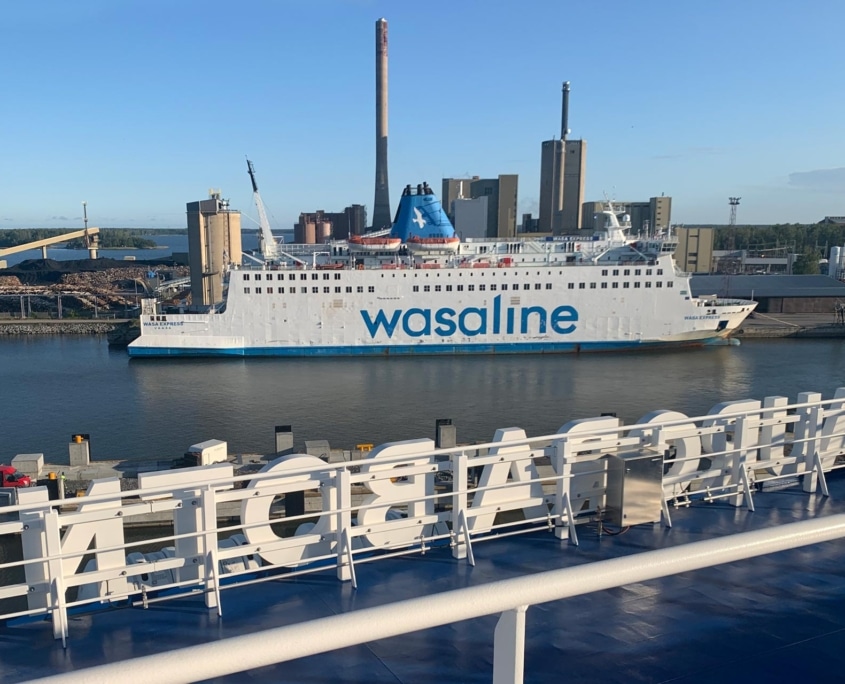 Wasa Express last days at the Port of Vaasa
